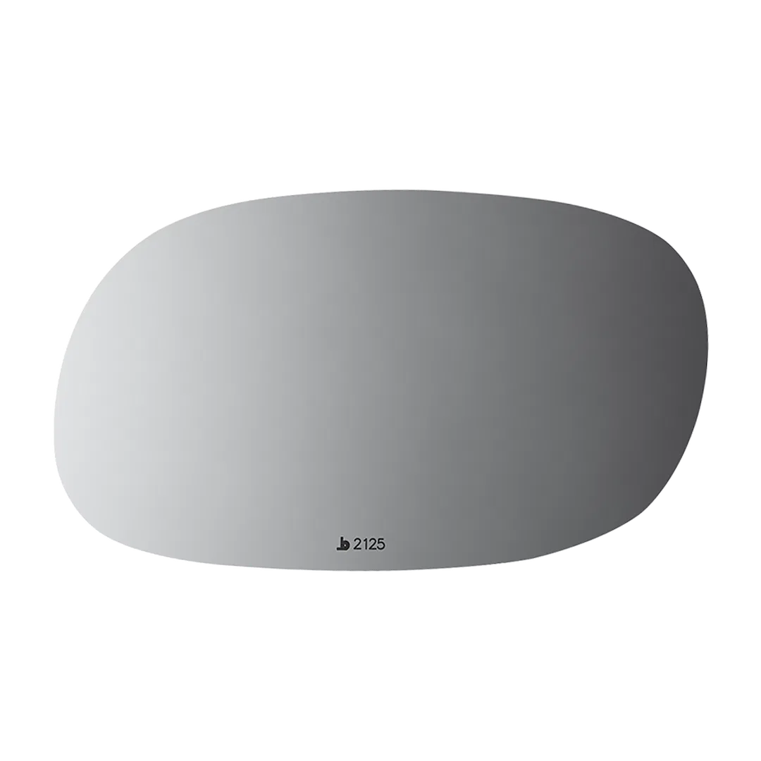 2125 – BURCO MIRROR Exterior Mirror Glass, OE Replacement Standard Mirror Manual Non-Heated Without Turn Signal Indic...